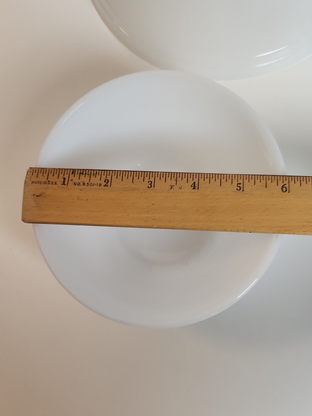 Vintage Federal Glass Milk Glass Mixing Bowl Set - Picture 4 of 13